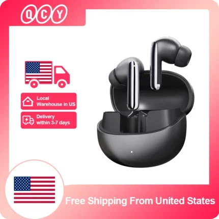 QCY MeloBuds Pro ANC Bluetooth 5.3 Earphones Wireless 46dB Hybrid ANC Hi-Res LDAC Earbuds 6 Mic Headphones 34H in-Ear Detection